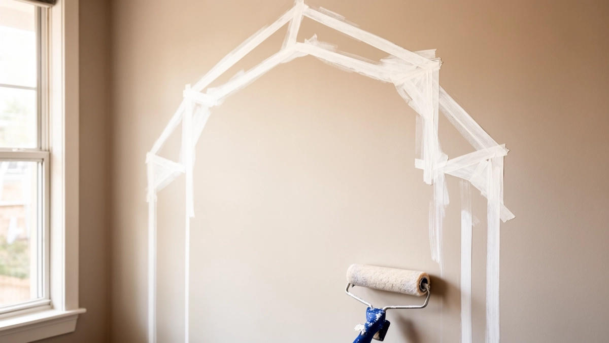 Jak namalować łuk na ścianie