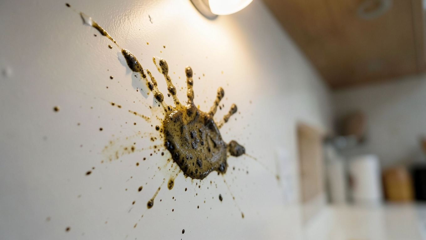 jak usunąć tłuste plamy ze ściany pomalowanej