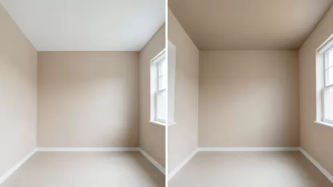 Czy malować sufit w kolorze ścian