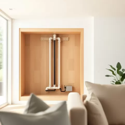 Czy można zabudować rury gazowe