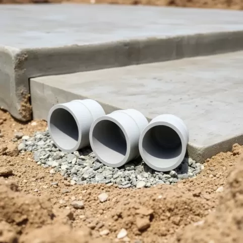 Czy rury PP można zalać betonem