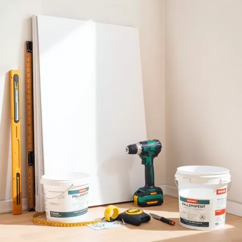 jak kłaść regipsy na ścianę