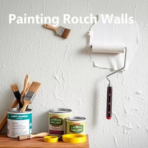 jak pomalować chropowate ściany