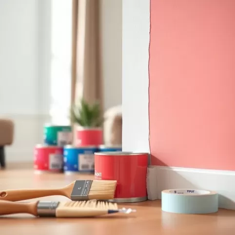 Jak pomalować jedną ścianę