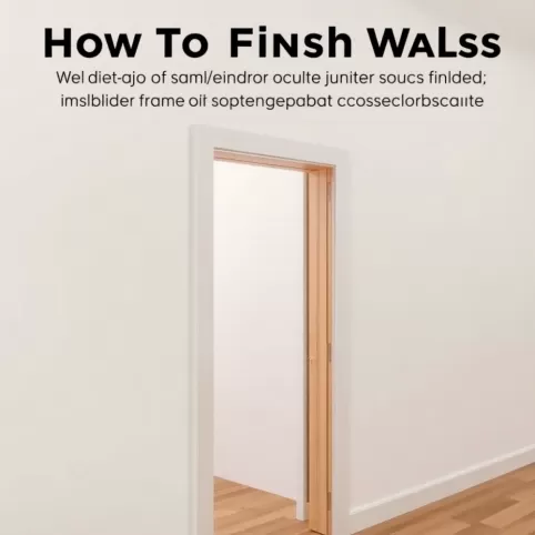 Jak wykończyć ściany przy drzwiach wewnętrznych