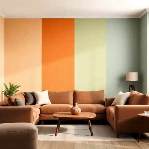 Jaki kolor ścian do brązowych mebli