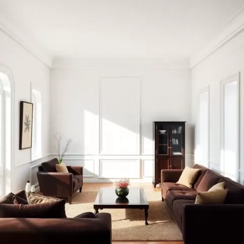 Jaki kolor ścian do ciemnobrązowych mebli