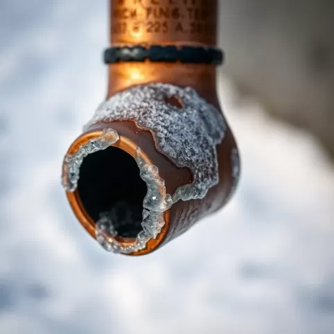 Przy jakiej temperaturze pękają rury