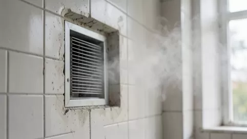 wentylacja łazienki przez ścianę zewnętrzną